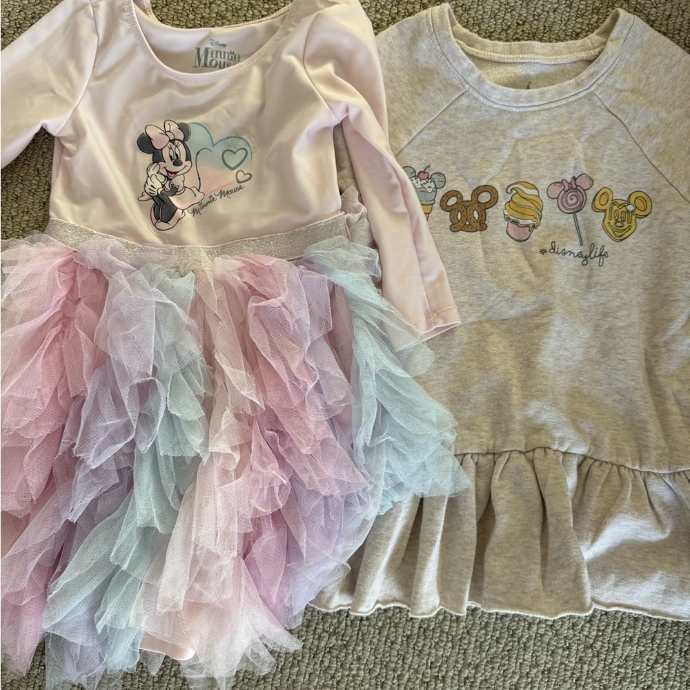 Disney Minnie Mouse Dress and Sweatshirt Tunic Set